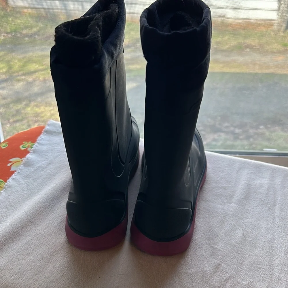 💜💜 Kamik Rubber Outdoors Boots Made in Canada Size 6 Removable Inner BootLiner